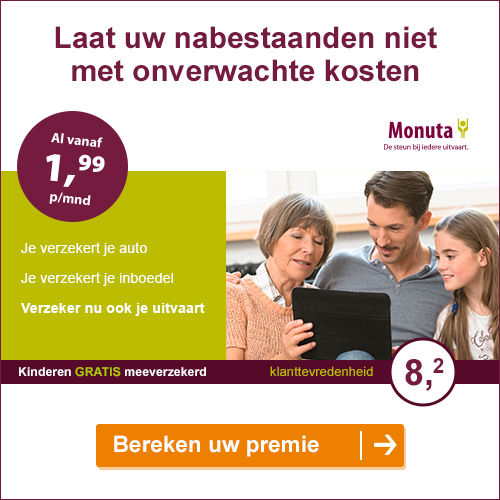 Laat uw nabestaanden niet met onverwachte kosten achter.