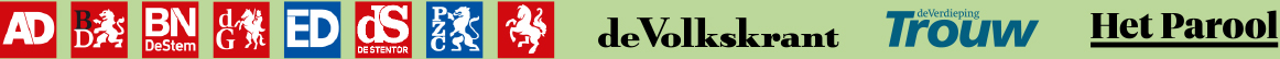 Je kunt kiezen uit deze kranten